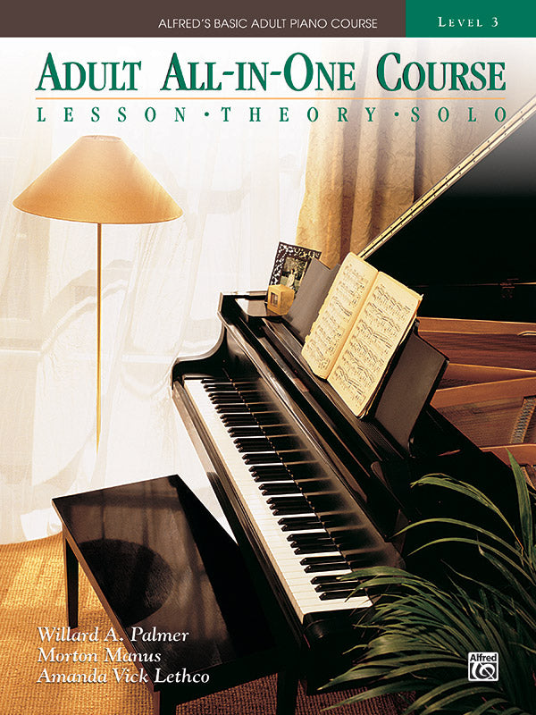Alfred's Basic Adult All-in-One Course, Book 3: Piano Comb Bound