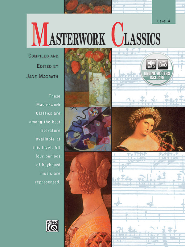 Masterwork Classics, Level 4: Piano Book & Online Audio | Valery