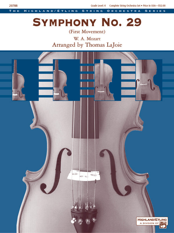 Symphony No. 29 (1st Movement): 1st Violin | Instant Digital Sheet