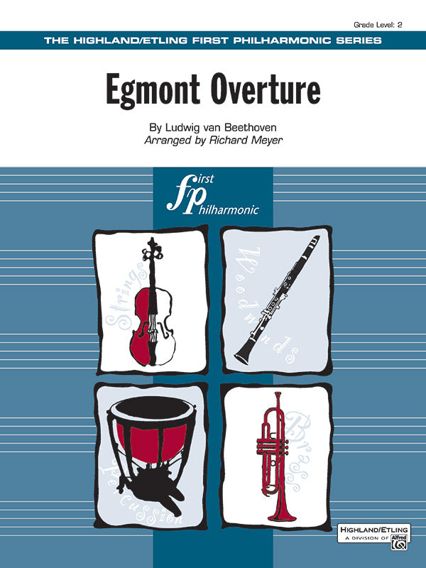Egmont Overture: Full Orchestra Conductor Score & Parts | Richard