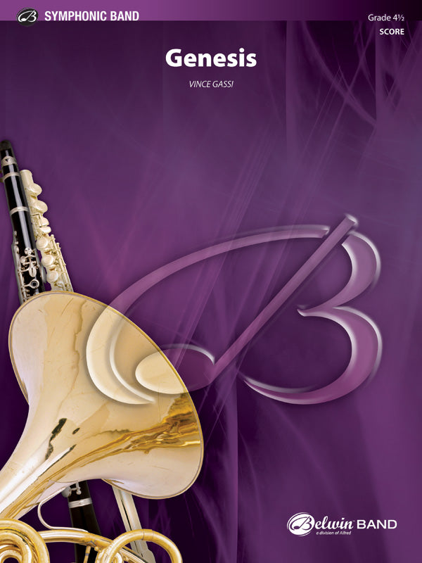 Genesis: Concert Band Conductor Score & Parts | Vince Gassi