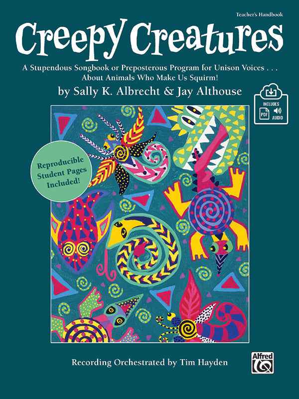 Creepy Creatures: Teacher's Handbook & Online PDF/Audio | Sally K