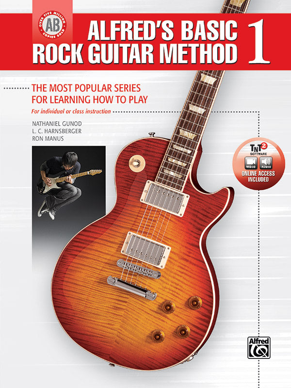 Alfred's Basic Rock Guitar Method 1: Guitar Book & Online Video