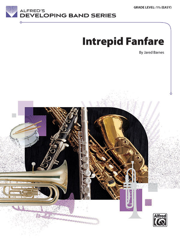Intrepid Fanfare: Concert Band Conductor Score & Parts | Jared