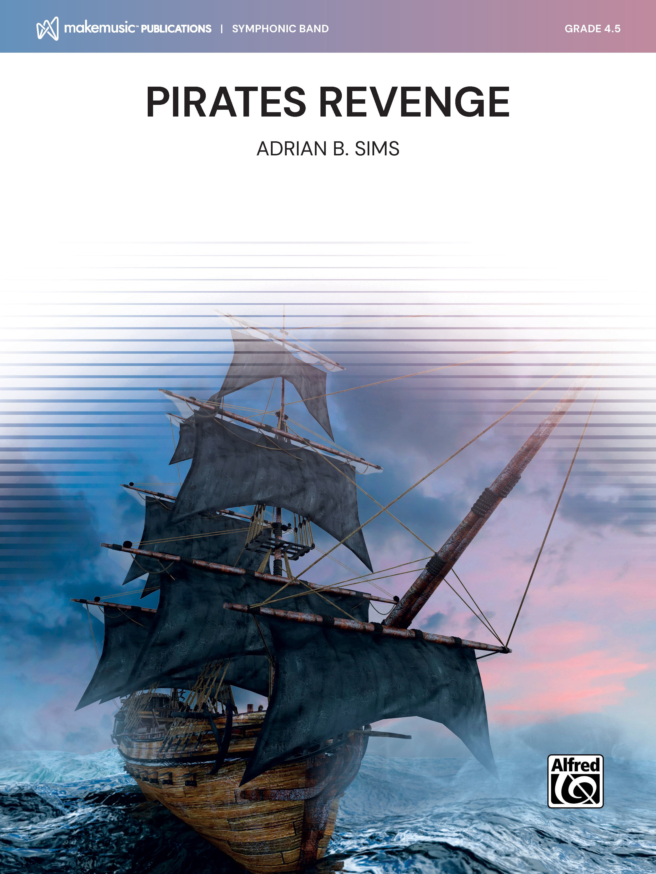 Pirates Revenge: Concert Band Conductor Score & Parts | Adrian B