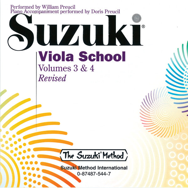 Suzuki Viola School 4冊セット Suzuki Viola School, Volumes 3 & 4: Digital Audio Download