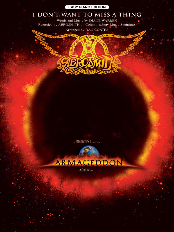 I Don't Want to Miss a Thing (from Armageddon): Piano Sheet