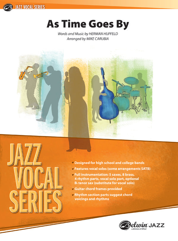As Time Goes By: Vocal Solo with Jazz Ensemble Conductor Score