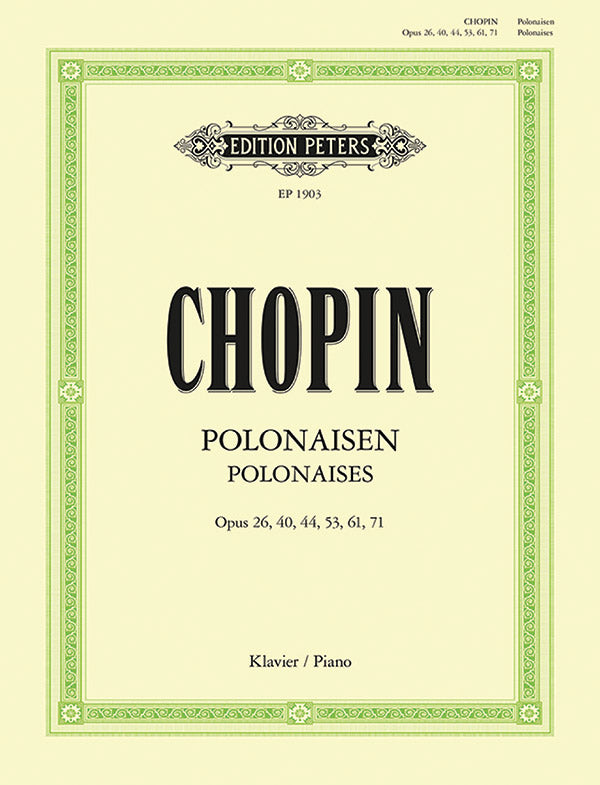 Polonaises: Piano (Solo) | Fryderyk Chopin | Sheet Music – Alfred