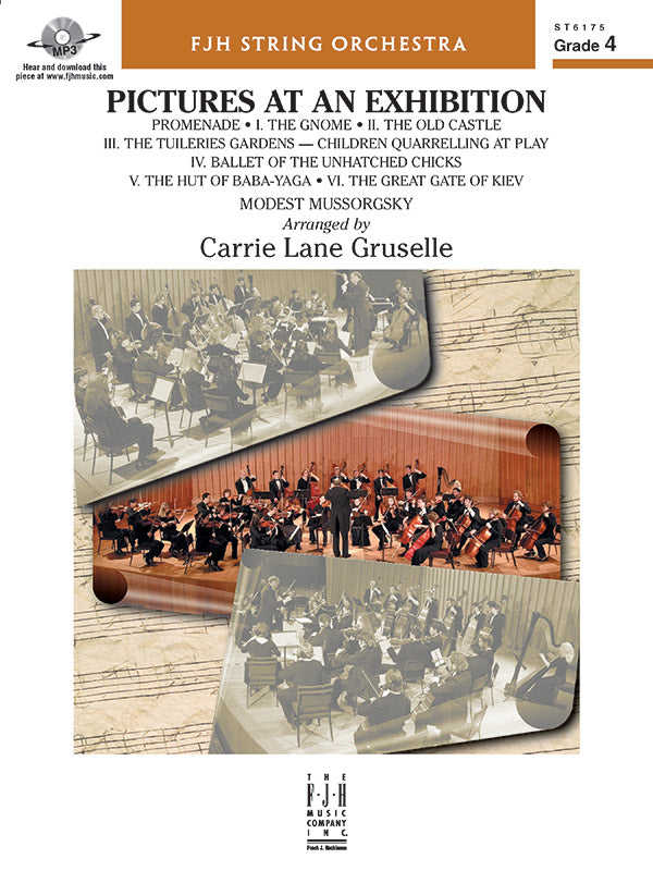 Pictures at an Exhibition: String Orchestra Conductor Score