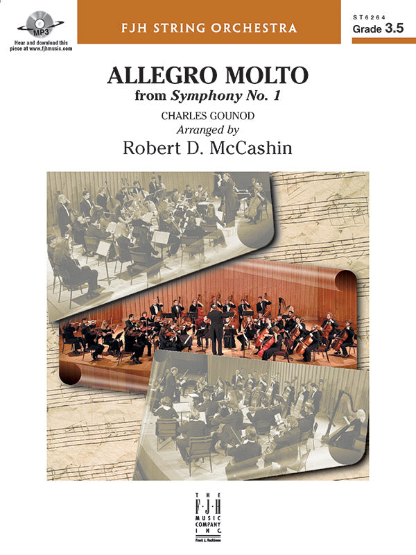 Allegro Molto from Symphony No.1: Violin 1 | Instant Digital Sheet