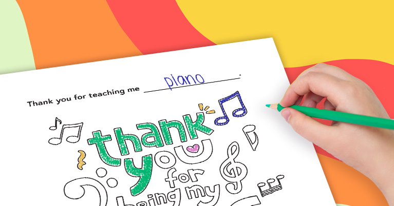 Free Activity: Teacher Appreciation Coloring Page