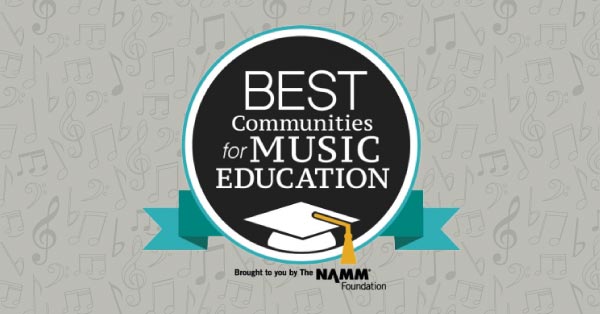 Congratulations to the 2018 Best Communities for Music Education