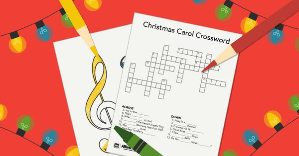 Free Christmas Carol Crossword Activity