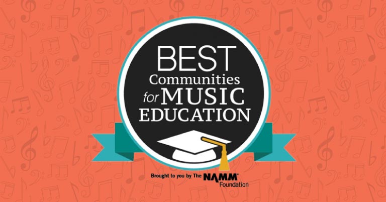 Congratulations to the 2019 Best Communities for Music Education