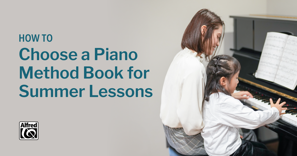 How to Choose a Piano Method Book for Summer Lessons