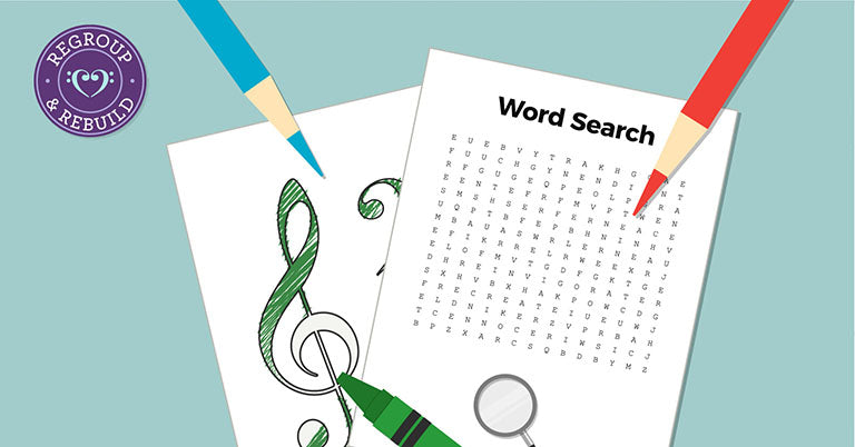 Free Activity: Regroup and Rebuild Word Search