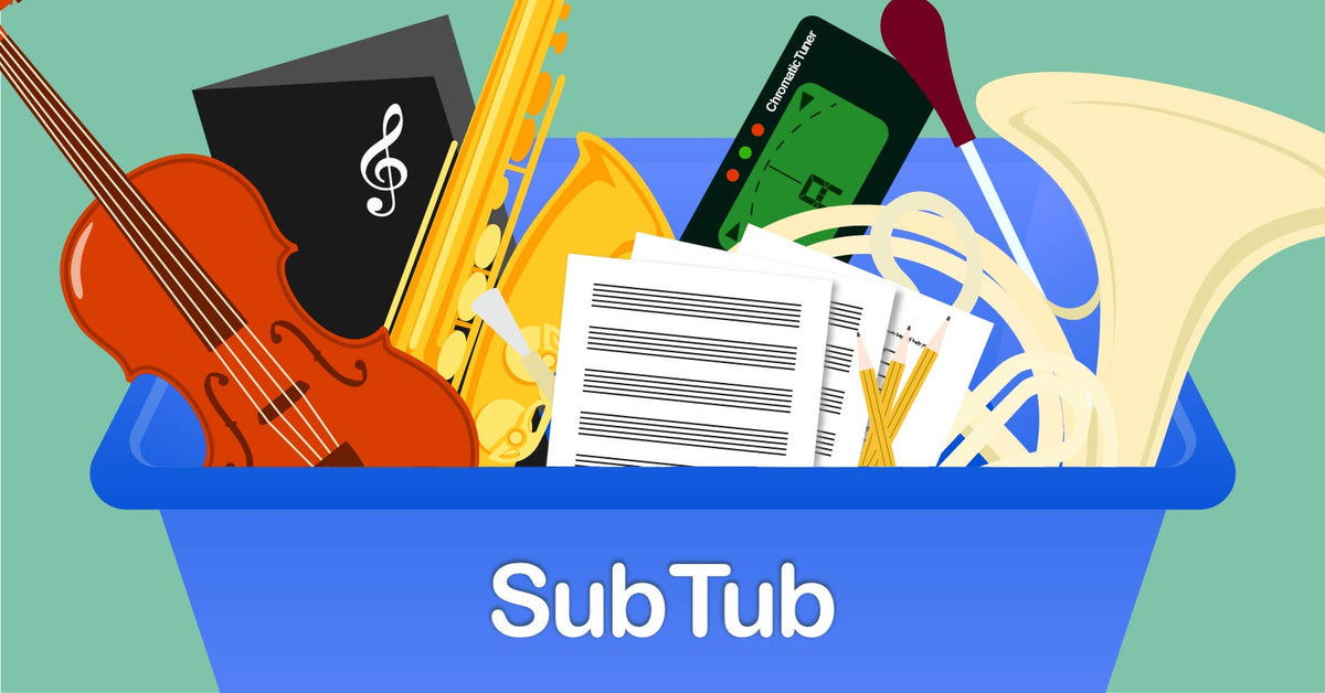 Preparing Your Music Classroom Sub Tubs