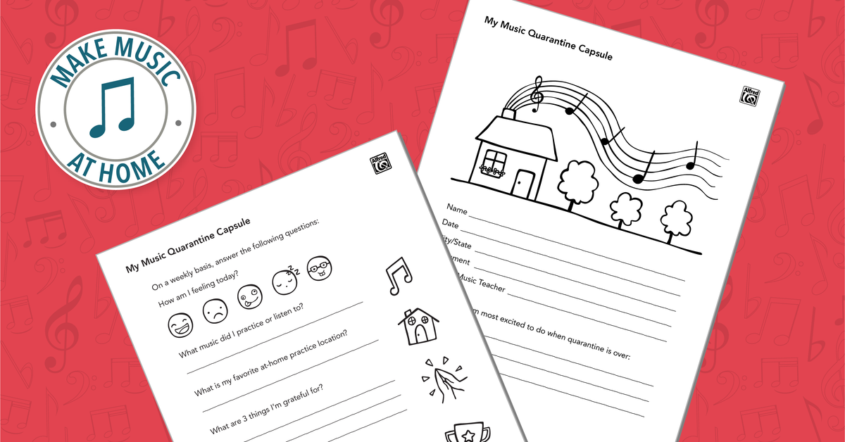Free Music Activity: My Music Quarantine Capsule