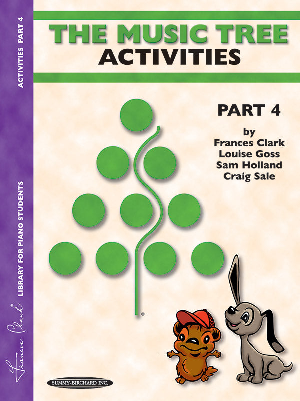 The Music Tree: Activities Book, Part 4 Cover Image