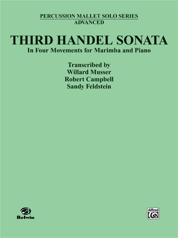 Third Handel Sonata for Marimba and Piano Cover Image