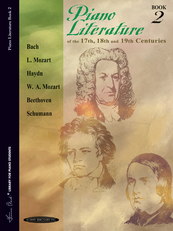 Piano Literature of the 17th, 18th, and 19th Centuries, Book 2 Cover Image