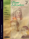 Piano Literature of the 17th, 18th, and 19th Centuries, Book 2 Cover Image