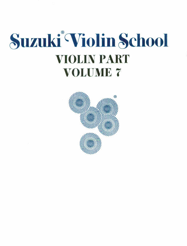 Suzuki Violin School, Volume 7 Cover Image