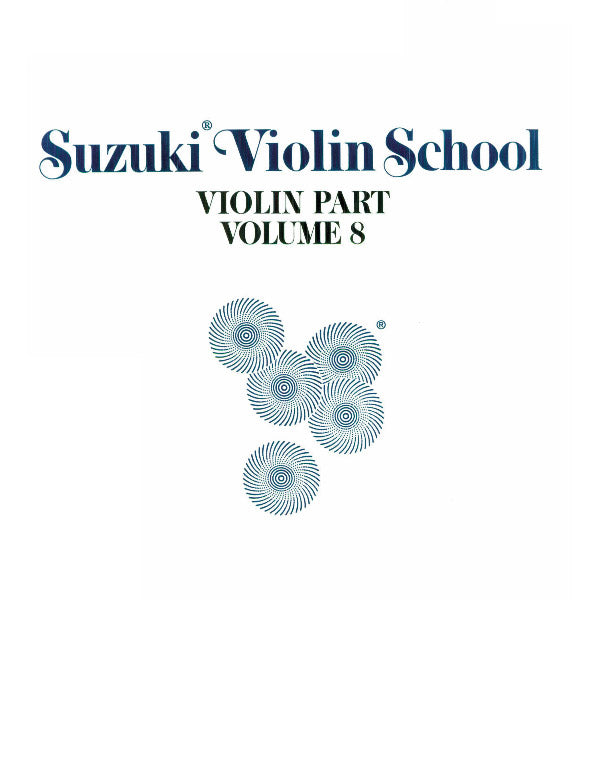 Suzuki Violin School, Volume 8 Cover Image