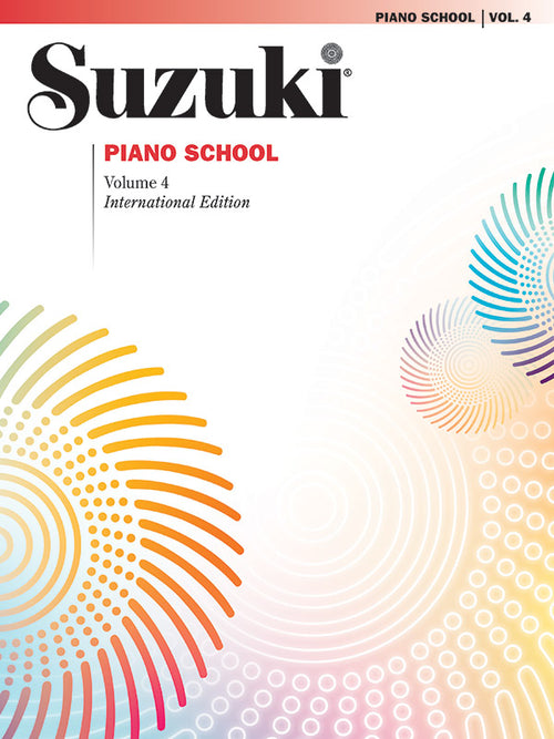Suzuki Piano School International Edition Piano Book, Volume 4 Cover Image