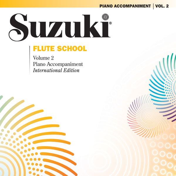 Suzuki Flute School Piano Acc., Volume 2 (International) Cover Image