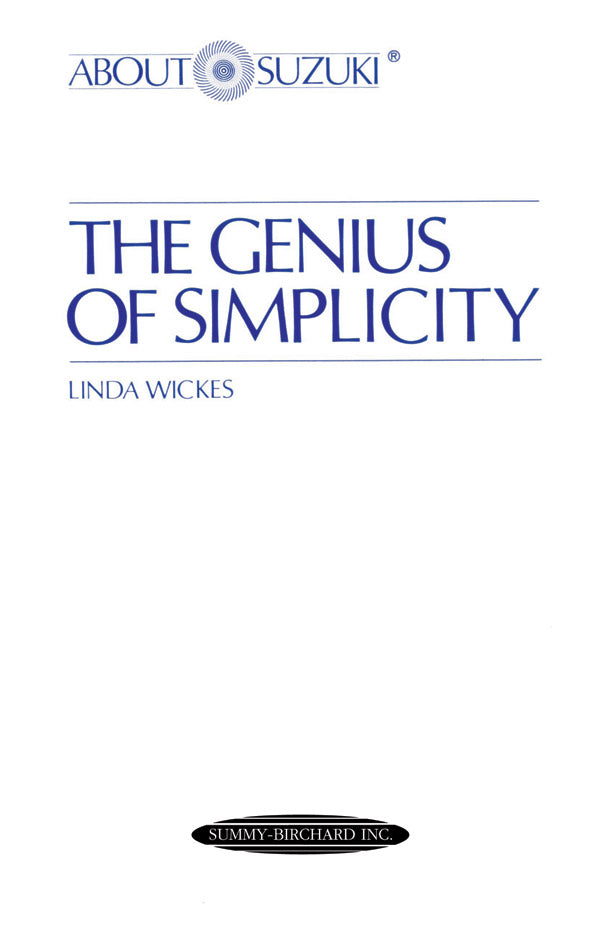 The Genius of Simplicity Cover Image