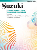 String Quartets for Beginning Ensembles, Volume 3 Cover Image