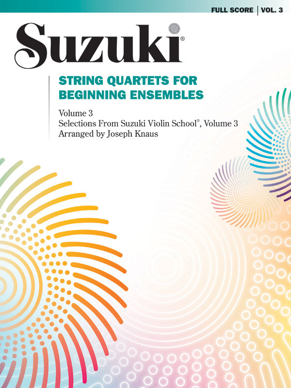 String Quartets for Beginning Ensembles, Volume 3 Cover Image