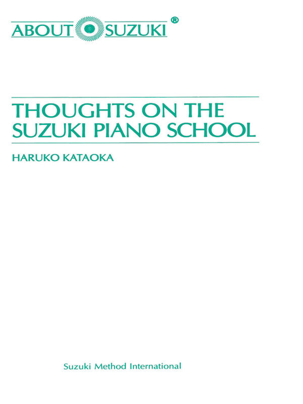Thoughts on the Suzuki Piano School Cover Image