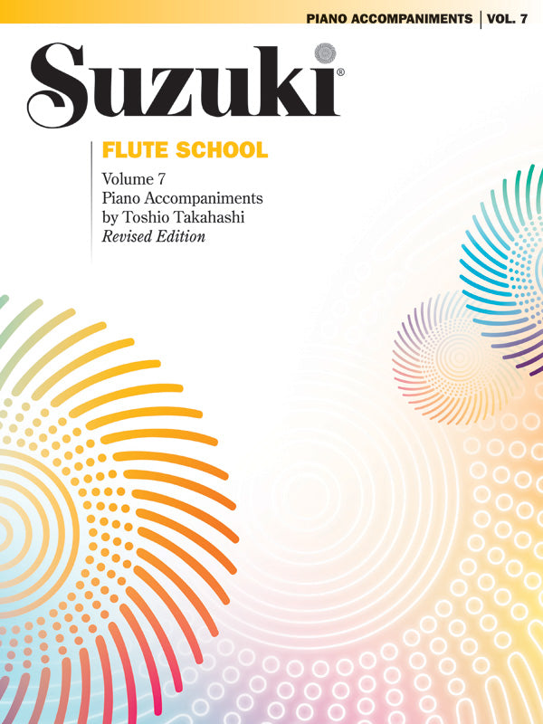 Suzuki Flute School, Piano Acc., Volume 7 (International) Cover Image