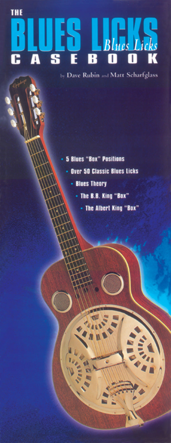 Guitar Casebook Series: The Blues Licks Casebook Cover Image