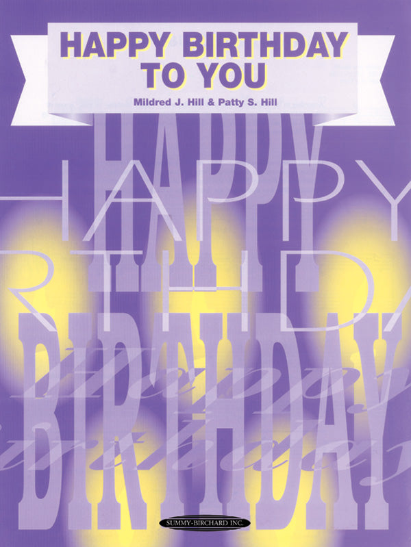 Happy Birthday to You Cover Image