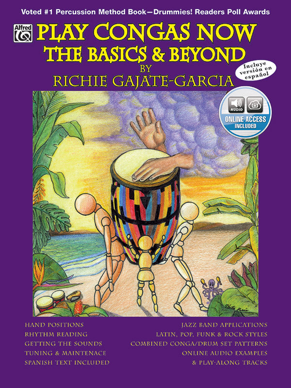 Play Congas Now: The Basics & Beyond Cover Image
