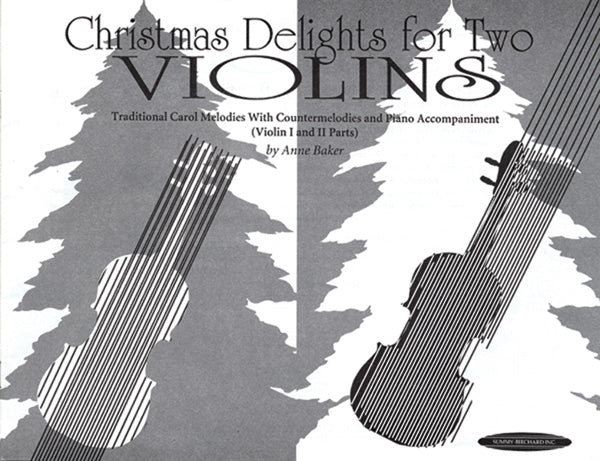 Christmas Delights for Two Violins Cover Image