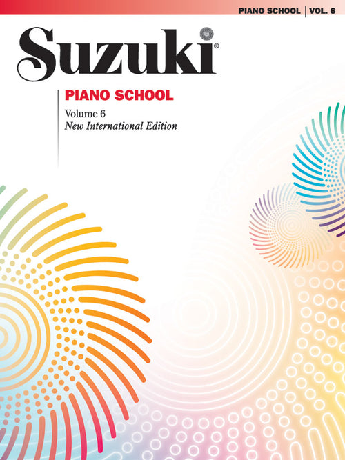 Suzuki Piano School New International Edition Piano Book, Volume 6 Cover Image