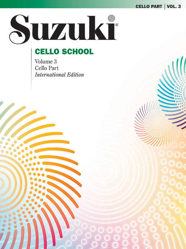Suzuki Cello School, Volume 3 Cover Image
