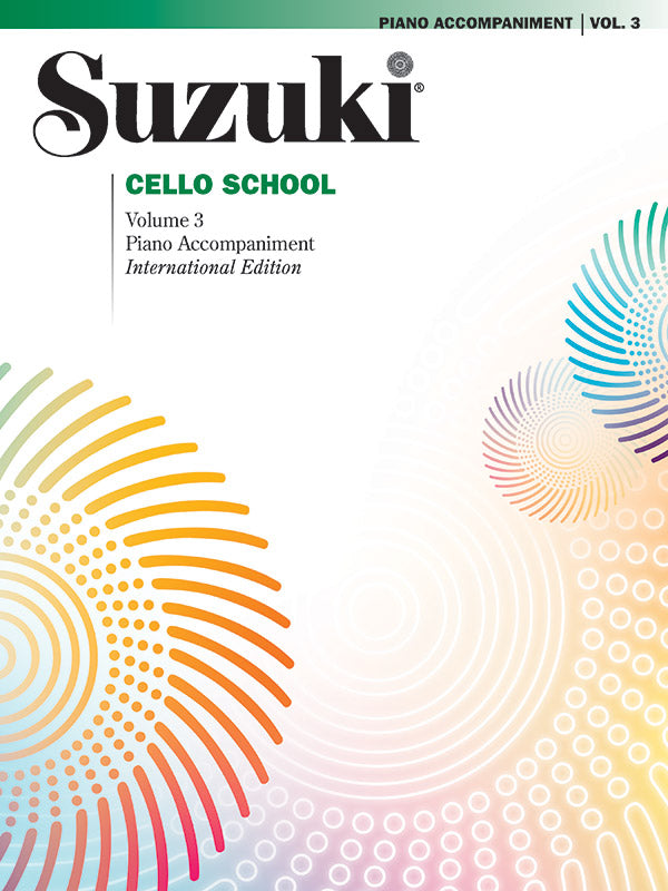 Suzuki Cello School, Volume 3 Cover Image
