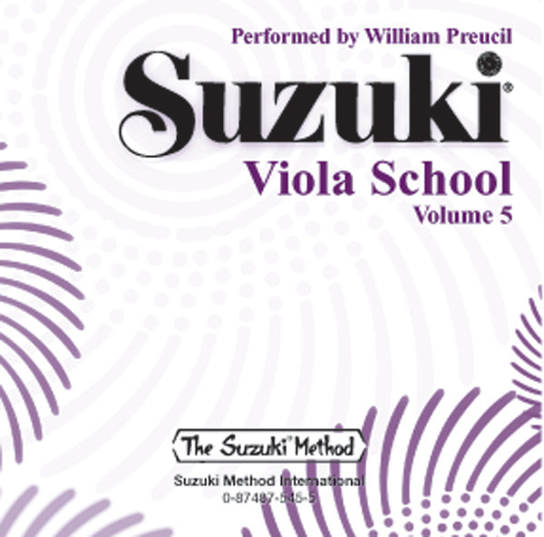 Suzuki Viola School, Volume 5 Cover Image
