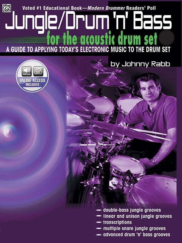 Jungle/Drum 'n' Bass for the Acoustic Drum Set Cover Image