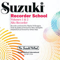 Suzuki Recorder School (Alto Recorder) CD, Volume 1 & 2 Cover Image