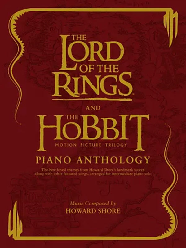 The Lord of the Rings and The Hobbit Piano Anthology Cover Image