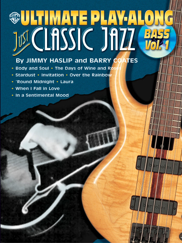 Ultimate Play-Along Bass: Just Classic Jazz, Volume 1 Cover Image