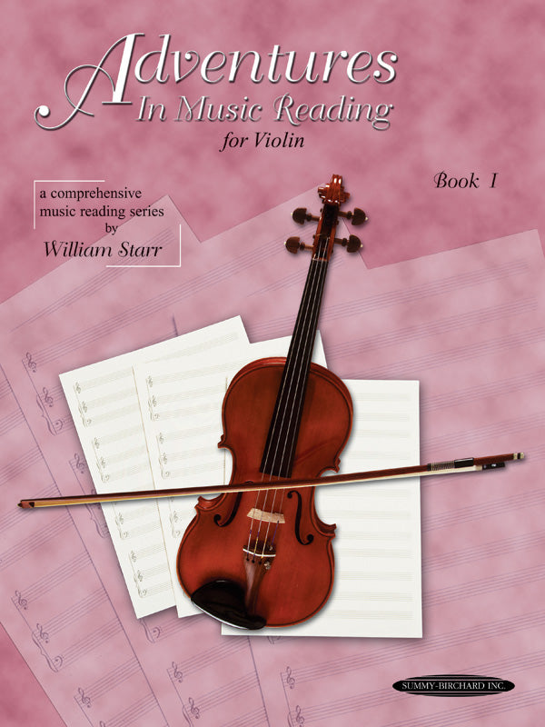 Adventures in Music Reading for Violin Cover Image