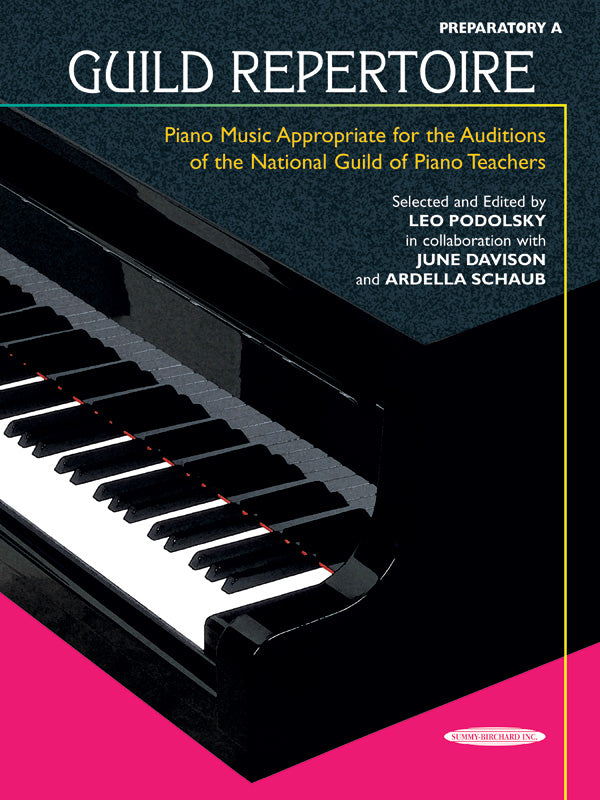 Guild Repertoire: Piano Music Appropriate for the Auditions of the National Guild of Piano Teachers, Preparatory A Cover Image
